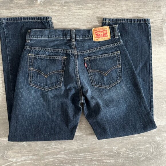 Women’s Levi’s 505 Regular Straight Leg Denim Jeans, Size 18 Regular. - Picture 6 of 12